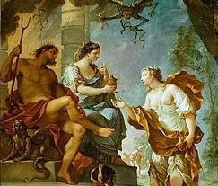 Hades The God Of The Underworld Was A Son Of The Titans Cronus And Rhea He Had Three Sisters Demeter Hestia And Hera As Well A Hades Persephone Painting