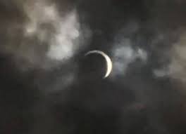 Since it was a supermoon, which is essentially a full moon at its closest point to earth, the moon appeared to be larger and because the lunar eclipse is now over. Oohs And Aahs As Annular Eclipse Happens The Star