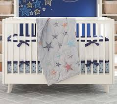 3 piece star wars baby bedding, quilt, sheet, baby mobile. Camden Star Crib Bedding Sets Pottery Barn Kids