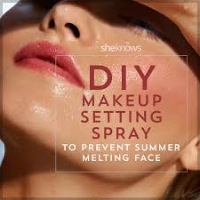 Originally published july 4th, 2017. Diy Makeup Setting Spray To Prevent Summer Melting Face Sheknows