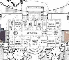 This floor has 16 rooms, 1 main corridor, 6 bathrooms, and 1 lavatory. West Wing Floor 2 White House Interior House Floor Plans White House Washington Dc