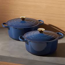 Maybe you would like to learn more about one of these? Le Creuset Signature Round Ink Dutch Ovens With Lid Crate And Barrel