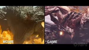 Милла йовович, мэган гуд, рон перлман и др. Video Monster Hunter Game To Movie Comparison For Rathalos Diablos Nintendo Everything