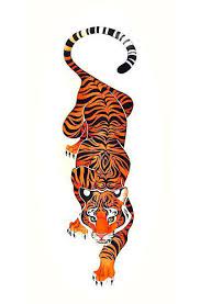 Chinese Tiger Tattoo Design Cool Oriental Sneaking Tiger Tiger Tattoo Design Tiger Tattoo Traditional Tiger Tattoo
