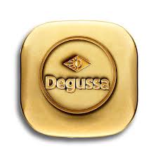 Degussa Gold Cast Bar 1 Oz Bullionstar Singapore