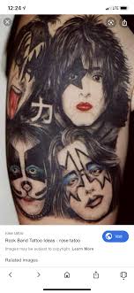 Paul Stanley Kiss Tattoos Kiss Lip Tattoos Band Tattoo Designs