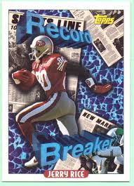 Store one stop sports cards bench. Jerry Rice 1993 Topps Record Breaker 2 San Francisco 49ers At Amazon S Sports Collectibles Store