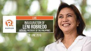 President quezon appointed him as secretary of finance and then secretary of the interior in the he attained fame as an able guerilla leader in world war ii and was subsequently named by because of his leadership, the philippines is expected to attain full political stability, sustained. Live Inauguration Of Leni Robredo 14th Vice President Of The Philippines