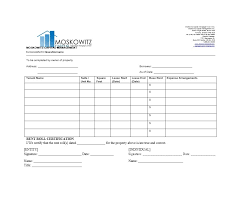 47 Rent Roll Templates Forms Templatearchive