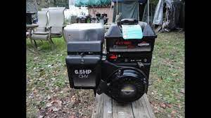 These are built like the honda and honda clone engine's however this one was still 100. Briggs Stratton Intek Platinum Plus 2001 6 5hp 206cc Ohv Engine 100 American Made Youtube