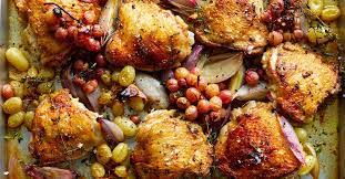 Recipes For Real Life Published 2018 Grape Recipes Nyt Cooking Dinner Party Chicken