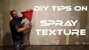 Get Real Diy Tips On How To Spray Texture Drywall Diy Bri Shows You How To Texture Walls Ceilings Using Spray Textures Spray Texture Walls Ceiling Texture