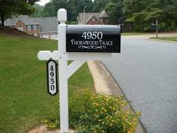 Set Of 2 Custom Mailbox Decals Mailbox Numbers Vinyl Decal Stickers Trending Now Mailbox Address Decals Address Vinyl Decal Post Box Decal Med Bilder Diy Handverk Handverk