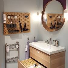 Working Hard On Our Bathroom Department Here Is A First Glimpse Of 1 Of The New Bathrooms Likeforlove Bathroo Ikea Bathroom Kid Bathroom Decor Ikea Pegboard