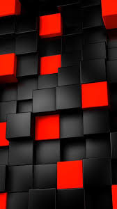 Black Red Cubes Pattern Mobile Wallpapers Hd Phone Wallpapers Download Hd Download Hd Bla Red And Black Wallpaper Black Wallpaper Hd Phone Wallpapers