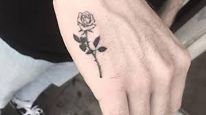 This is the perfect size rose tattoo design for men and women both. Side Hand Rose Flower Tattoo Design Rose Tattoo Hd Wallpaper Peakpx
