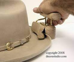 Hat Making Tool Hinge Shackle Style Wooden Curling Tool For The Homburg Hat Brim By Mark A Decou Lumberjocks Com Wo Hat Making Hats For Men Cowboy Hats