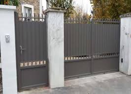 Portail Traditionnel Aspect Fer Forge Secteur Gisors Portail Portail Coulissant Fer Portail Maison