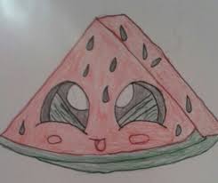 Watermeloen Tekenen Fun2draw Fun2draw Voedsel Tekenen Tekenen