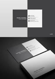 Business card templates by graphicloads. White And Black Business Card Psd Template Free Download