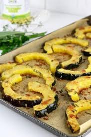 Herb Roasted Parmesan Acorn Squash The Real Food Dietitians Recipe Acorn Squash Recipes Healthy Acorn Squash Recipes Squash Recipes