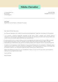 The public sector implies decent retirement and medical benefits, a low layoff rate, and flexible public officials' flexible vacation policies. Payment Processor Cover Letter Example Kickresume