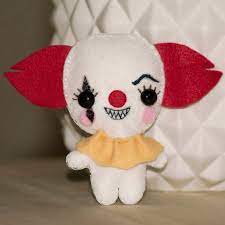 Pennywise It Mini Plush Clown Halloween Felt Crafts Felt Halloween Felt Crafts