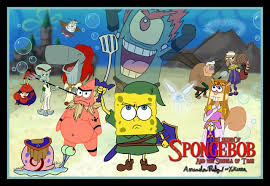 Thelegendofspongebobcopy Jpg 640 442 Pixels Spongebob Art Jokes Legend Of Zelda