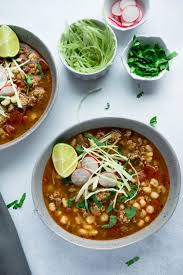 Stir in broth, tomatoes, hominy, cilantro, onion, green onions, jalapeno, garlic, chili powder, cumin, cayenne and pepper. Super Easy Instant Pot Pork Posole Recipe Enjoy Clean Eating