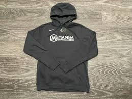 Tried to do it as fast as possible. In Hand Nike Authentic Kobe Bryant Mamba Sports Academy Club Fleece Hoodie Grey Ebay