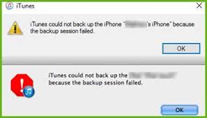 Fix Itunes Could Not Backup The Iphone Because The Backup Session Failed Itunes Iphone Backup