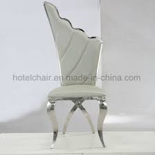 Give your dining room a modern update with this stylish side chair. China Wholesale New Design Elegance High Back Leather Stainless Steel Dining Room Chair China Stainless Steel Chair Wedding Chairs Made In China Com