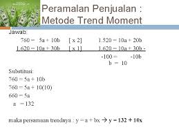 Maybe you would like to learn more about one of these? Contoh Soal Metode Trend Moment