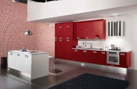 Love The Red Text On White Wall That Compliments The Red Cabinets So Well Interior Paint Schemes Interior Paint Interior Paint Colors