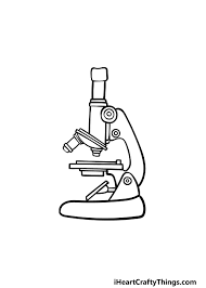 Microscope Drawing - How To Draw A Microscope Step By Step