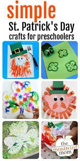 Need some fun ideas for st. Simple St Patrick S Day Crafts For Preschoolers The Measured Mom