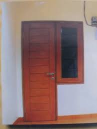 Finishing untuk permukaan kusen dan daun pintu / jendela lihat door schedule, 3. Jual Kusen Pintu Gendong Berikut Daun Pintu Single Swing Satu Jendela Di Lapak Caspani Bukalapak