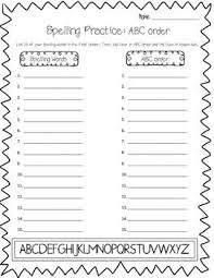 These are to be made use of to motivate children and also to make your job easier. Abc Alphabetical Order Spelling Worksheet Spelling Worksheets Spelling Words List Spelling Words