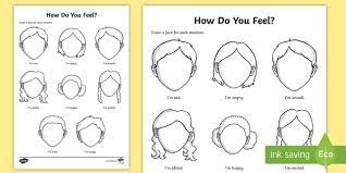 Timeouts don't help kids learn emotional regulation. Emotions Expressions And Feelings Worksheet Twinkl