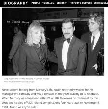 Photo by evening standard/hulton archive/getty images. Love Of His Life Mary Austin Illumines Freddie Mercury Tragedy