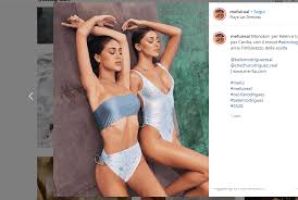 Il vostro costume gucci da donna per il 2020 sarà a pattern leopardato, magari monospalla oppure il cosiddetto trikini, formato da tre pezzi. Belen Rodriguez E Cecilia Lanciano La Nuova Collezione Di Costumi Foto Ultime Notizie Flash