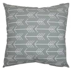 Amazon Com Jinstyles Cotton Canvas Arrow Accent Decorative Throw Pillow Cover Grey White Square 1 Cover For 24 Throw Pillows Pillows Throw Pillow Covers