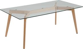 Get the best deals on glass coffee tables. Hudson Glass Coffee Table With Oak Wood Base Coffee Tables