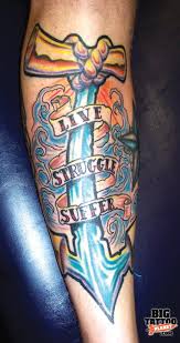 An agricultural tattoo not only honors the farmer, but the ancient, sacred skill that often determines life or death. Rob Struven Hot Rods And Tattoos At Garage Ink Studios Colour Tattoo Big Tattoo Planet