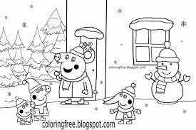 Full page peppa pig christmas coloring pages. Full Page Peppa Pig Christmas Coloring Pages Coloring And Drawing