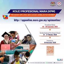Permohonan online kemasukan januari 2018 kolej profesional mara. Penting Semakan Kolej Profesional Mara Seri Iskandar Facebook