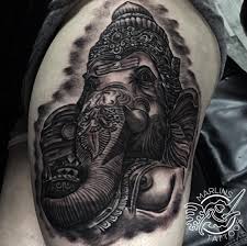 Best Black And Grey Tattoo Artists In Michigan Ganesha Tattoo Ganeshatattoo Marlins Tattoos Ganesha Tattoo Indian Elephant Tattoo Half Sleeve Tattoo