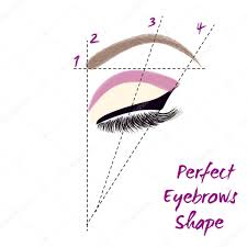 Perfect Eyebrow Chart Perfect Eyebrow Shape How To Create
