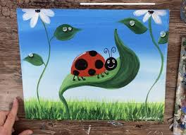 All orders are custom made and most ship worldwide within 24 hours. Ladybug Painting Step By Step Tutorial With Video