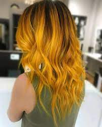 Mustard Yellow Hair Colors Are Trending On Instagram Right Now And I M Obsessed Yellow Hair Color Hair Styles Hair Color Purple